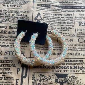 Rock Candy Hoop Earrings